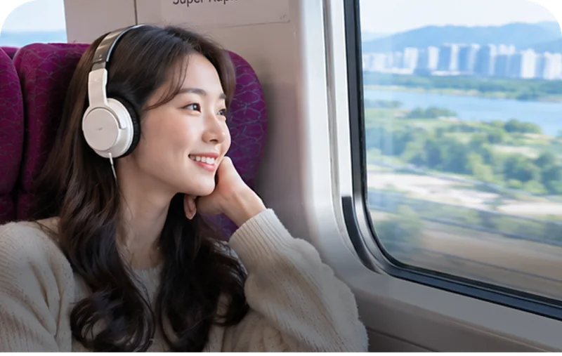 Passenger in SRT non-reserved seating area